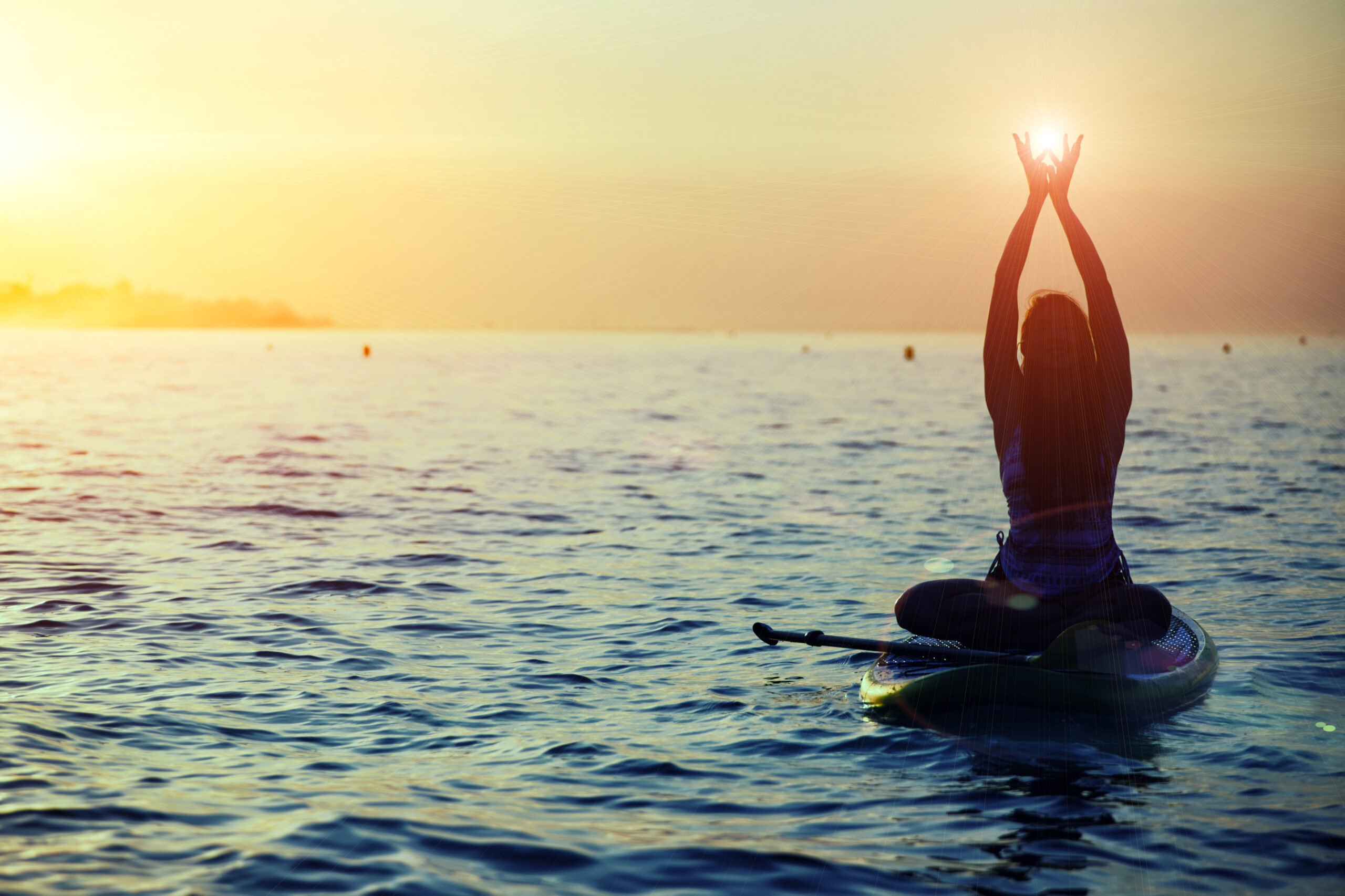 Silhouette,Of,A,Girl,Holding,Sun,In,The,Hands,On